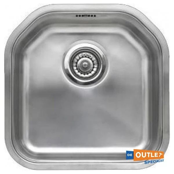 Reginox Denver Edelstahlspüle Aufputz 415 x 415 mm - B09C1LLU06GDS