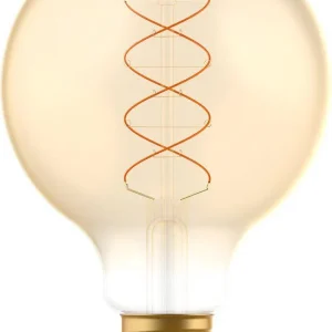 DecoDim LED-Lampe Gold E27 - XL Ø 9,5 cm - Dimmbar - Extra warmweiß - 5W (25W)