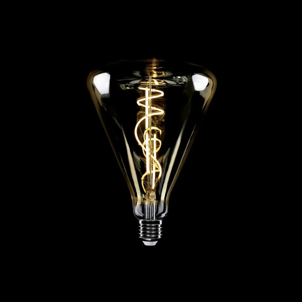 LED-Lampe Gold Cone 140 8,8W 806Lm E27 2200K dimmbar – H06