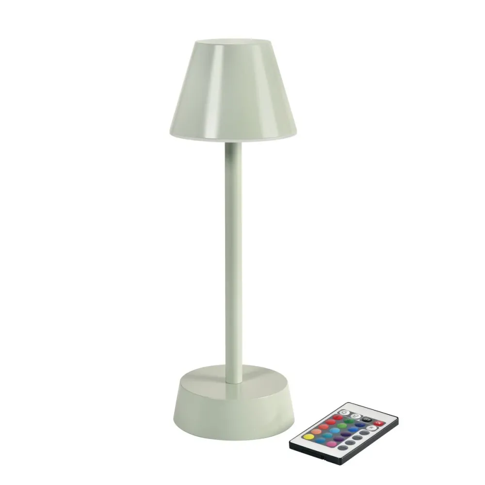 LED-Lampe kabellos ZELDA Pistazienfarbe - Moderne Beleuchtung | Packung (1 Stück)