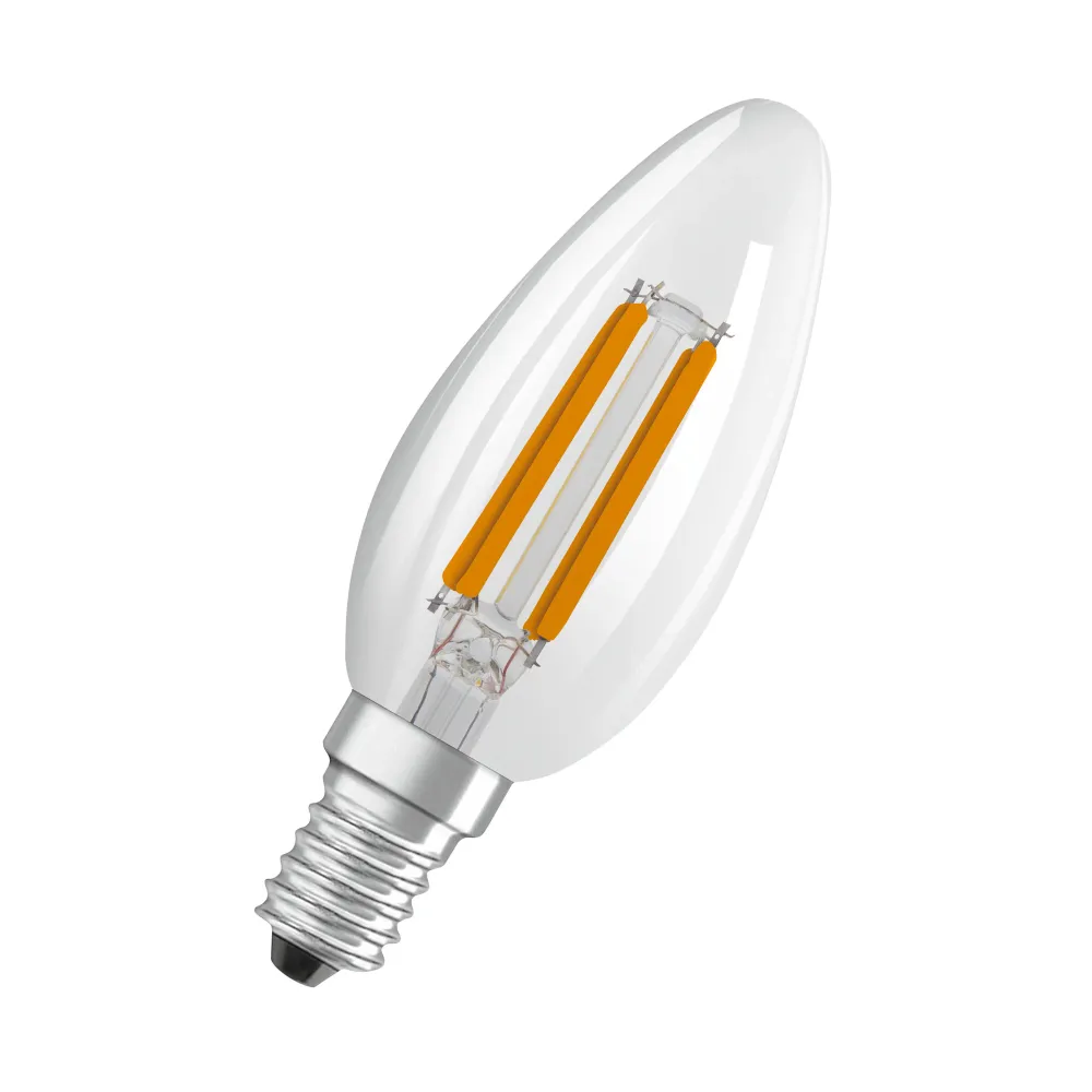 OSRAM SUPERSTAR+ CLASSIC B FIL 40 LED-Lampe, 2,5W, 470lm , Warmweiß , E14