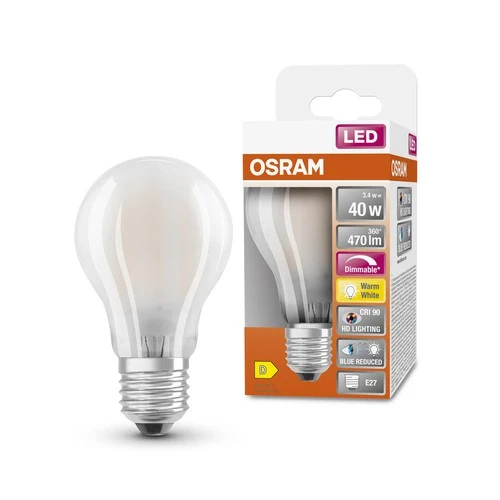 OSRAM SUPERSTAR+ CLASSIC GLFR 40 LED-Lampe, 3,4W, 470lm , Warmweiß