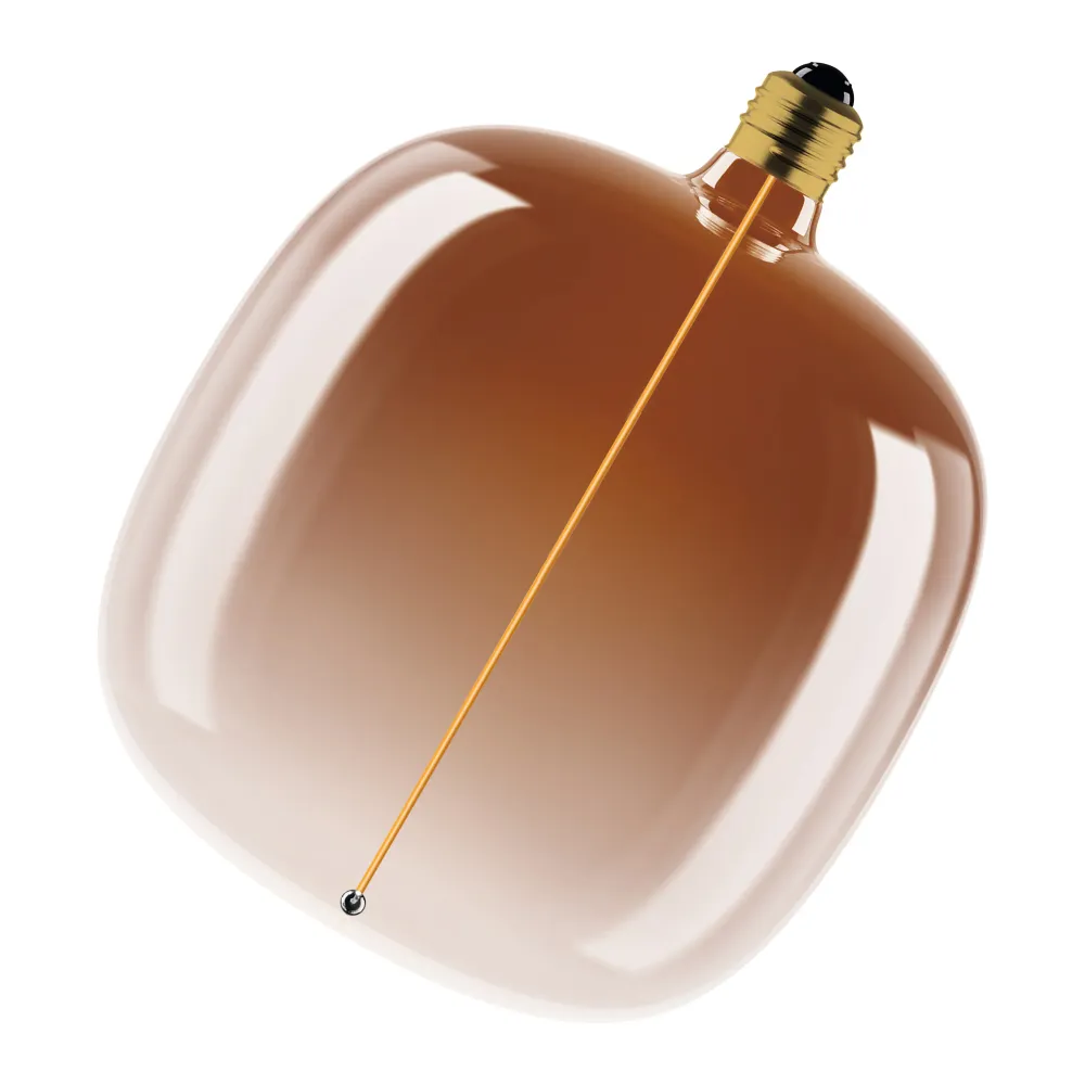 OSRAM Vintage 1906® LED BIG DECORATIVE BULB FILAMENT-MAGNETIC STYLE LED-Lampe Tea Brown, dimmbar, 4.8W, E27, OVAL , Comfor...
