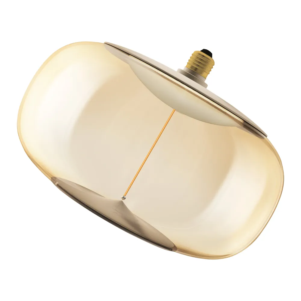 OSRAM Vintage 1906® LED BIG DECORATIVE BULB FILAMENT-MAGNETIC STYLE LED-Lampe Amber, dimmbar, 12W, E27, ELIPSE , Comfort w...