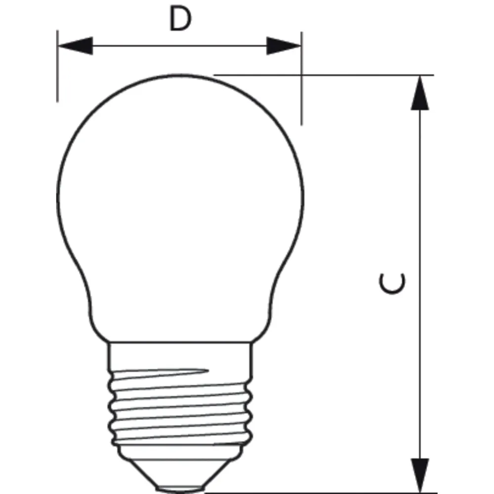 Philips Lighting - LED-Lampe/Multi-LED LED-Tropfenlampe E27 CorePro LED#34683300 matt Glas