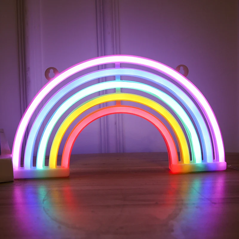 Regenbogen-Neon-LED-Lampe