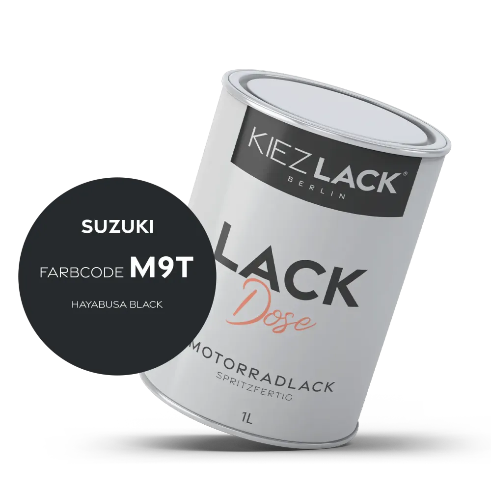 1K Motorradlack Basislack Lackdose Suzuki M9T HAYABUSA BLACK