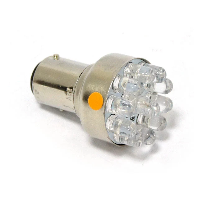 Motorrad-LED-Glühbirne 1157 BAY15D Amber