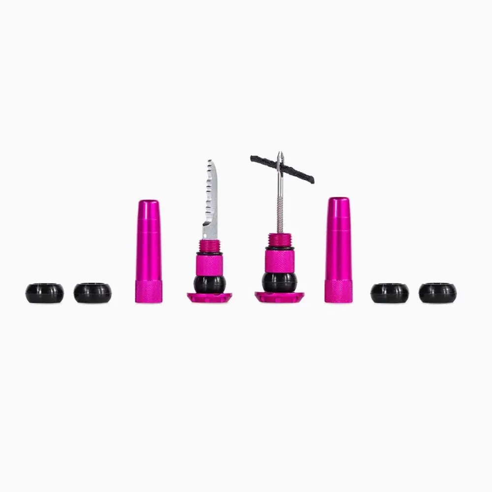 MUC OFF Tubeless Integrated Repair Kit Pink