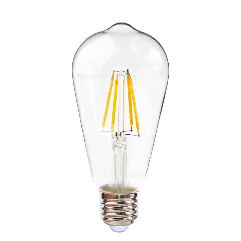 Vintage LED-Glühbirne mit Filament - E27 ST64 - 6W