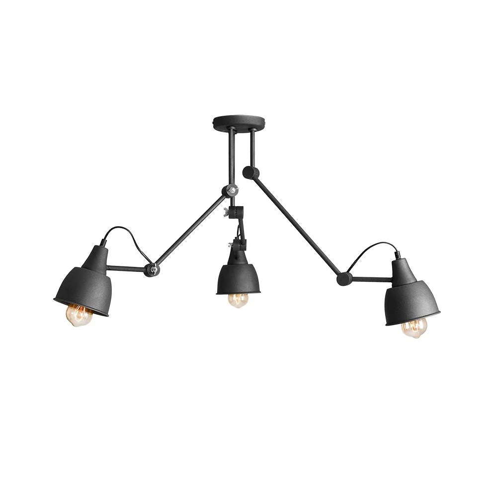 Aldex Aida 3L Deckenleuchte E27, weiß/grau Grey