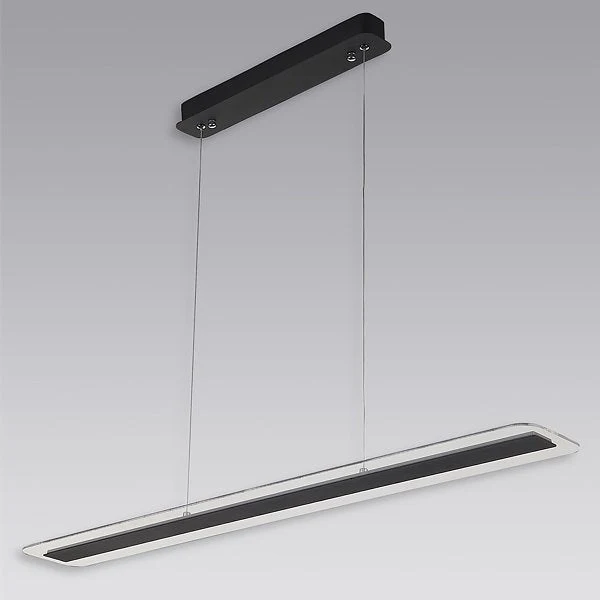 Altavola Design Acrilico 1L Schienenstrahler, schwarze LED