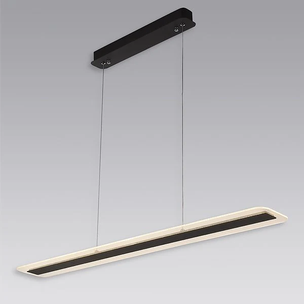 Altavola Design Acrilico 1L Schienenstrahler, schwarze LED