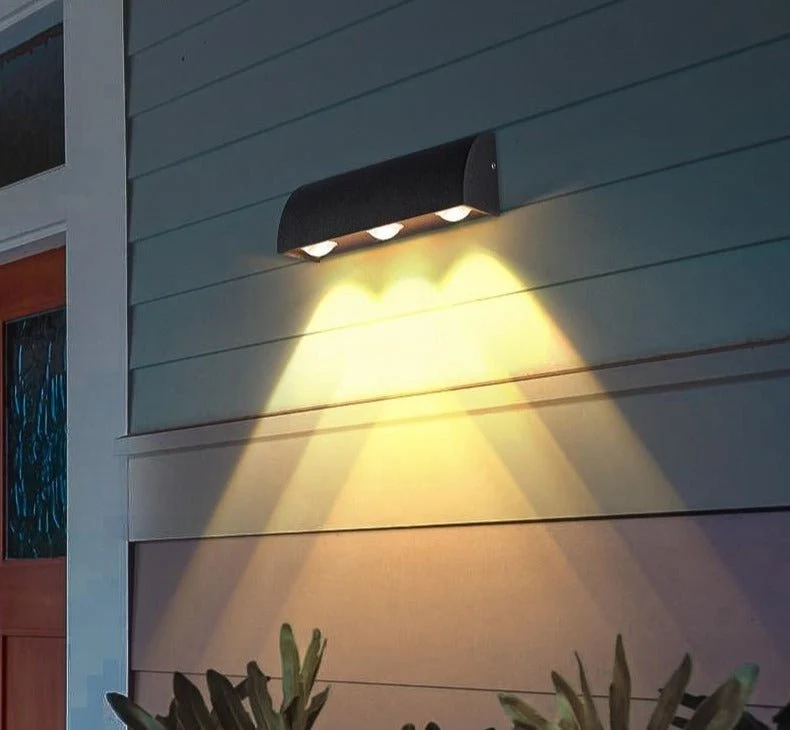 Moderne Wandleuchte LED-Wandleuchte Außenbeleuchtung Straßenlaterne Außenwandleuchten Wasserdicht 8W Power Gartenbeleuchtu...