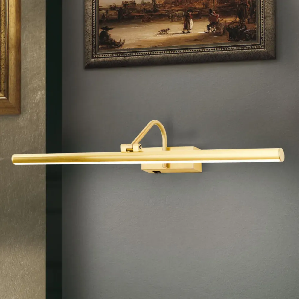 B-Ware Orion Led Bilderleuchte Sofia Wandleuchte Wandleuchte Lampe Leuchte 60 Cm Gold