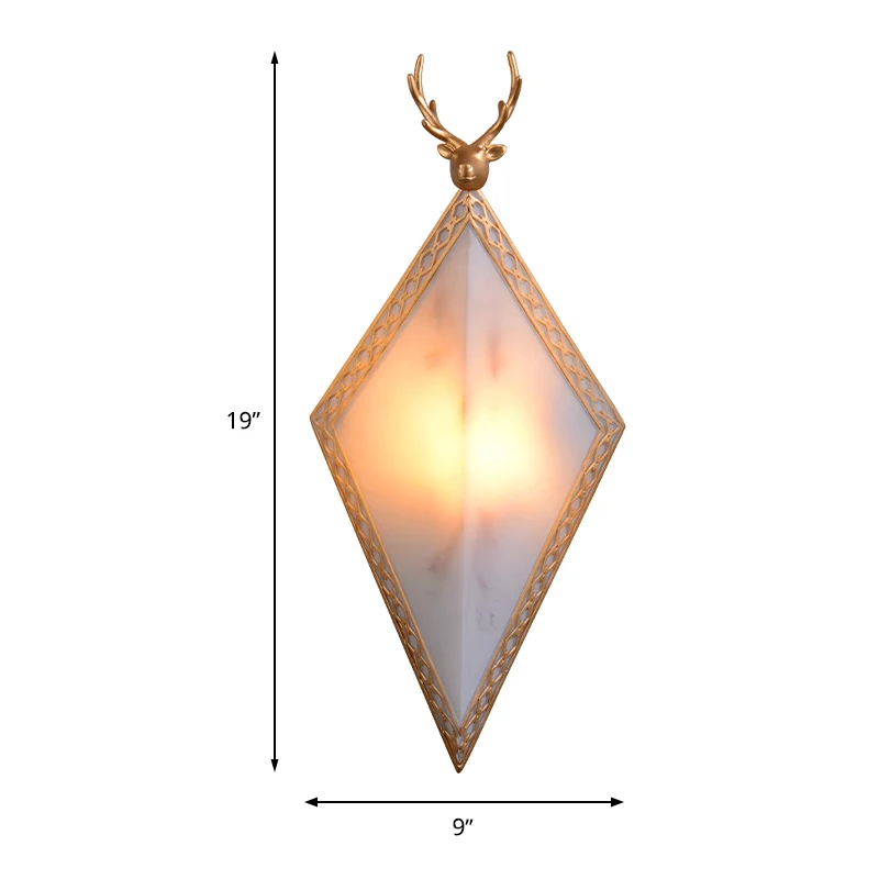 16"/19" H-Panel-Kunststoff-Wandmontagebeleuchtung, traditionelle 1-flammige Wohnzimmer-Unterputzlampe Weiß Clearhalo