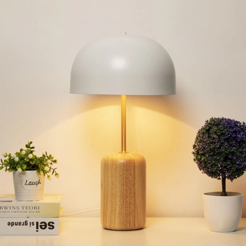 1-Kopf-Studienarbeitslampe, moderne weiße Lesebuchleuchte mit gewölbtem Metallschirm Clearhalo