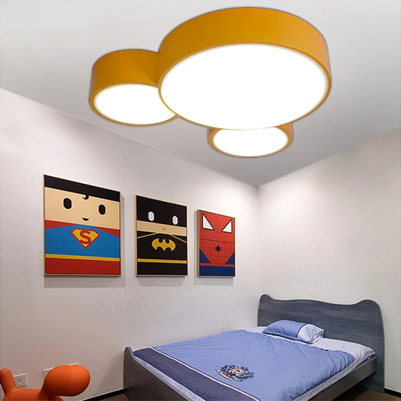 Acryl-Tier-Unterputz-Deckenleuchte, Makronen-Deckenleuchte für Kinderzimmer Clearhalo