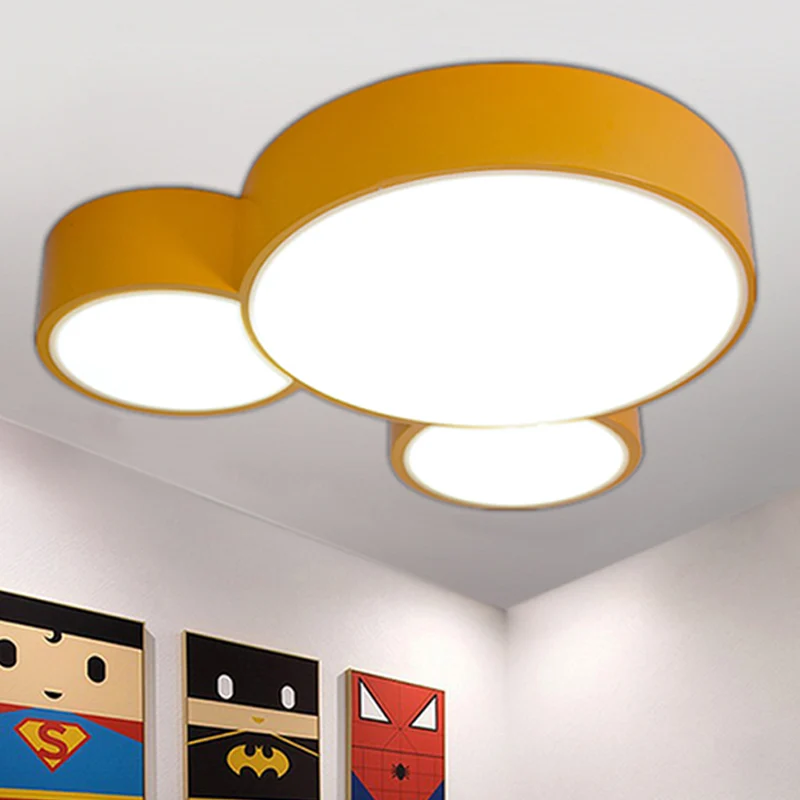 Acryl-Tier-Unterputz-Deckenleuchte, Makronen-Deckenleuchte für Kinderzimmer Clearhalo