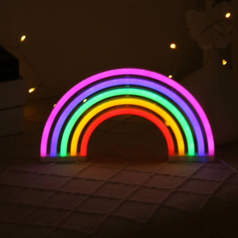Cartoon-förmige LED-Tischleuchte, künstlerisches Kunststoff-Schlafzimmer, batteriebetrieben, Neon-Wandbeleuchtungsideen fü...