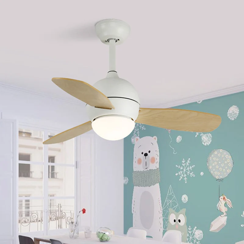 Dome Kinderzimmer-Hängeleuchte mit Ventilator aus Metall, 91,4 cm (W) LED, moderne, halbbündige Deckenleuchte Weiß/Gelb/Bl...