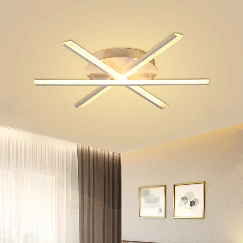 Gestapelte, schlanke Deckenbeleuchtung, moderne Acryl-LED-Einbauleuchte Weiß Clearhalo