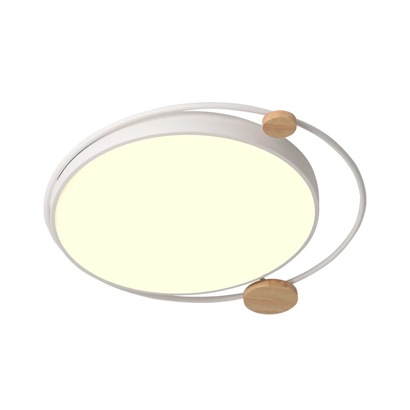 Grau/weiße Planet-Unterputzleuchte, einfacher Stil, LED-Metallic-Beleuchtung Deckennähe, 19,5"/23,5" Breite Clearhalo