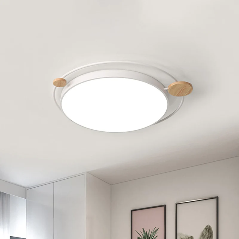 Grau/weiße Planet-Unterputzleuchte, einfacher Stil, LED-Metallic-Beleuchtung Deckennähe, 19,5"/23,5" Breite Clearhalo