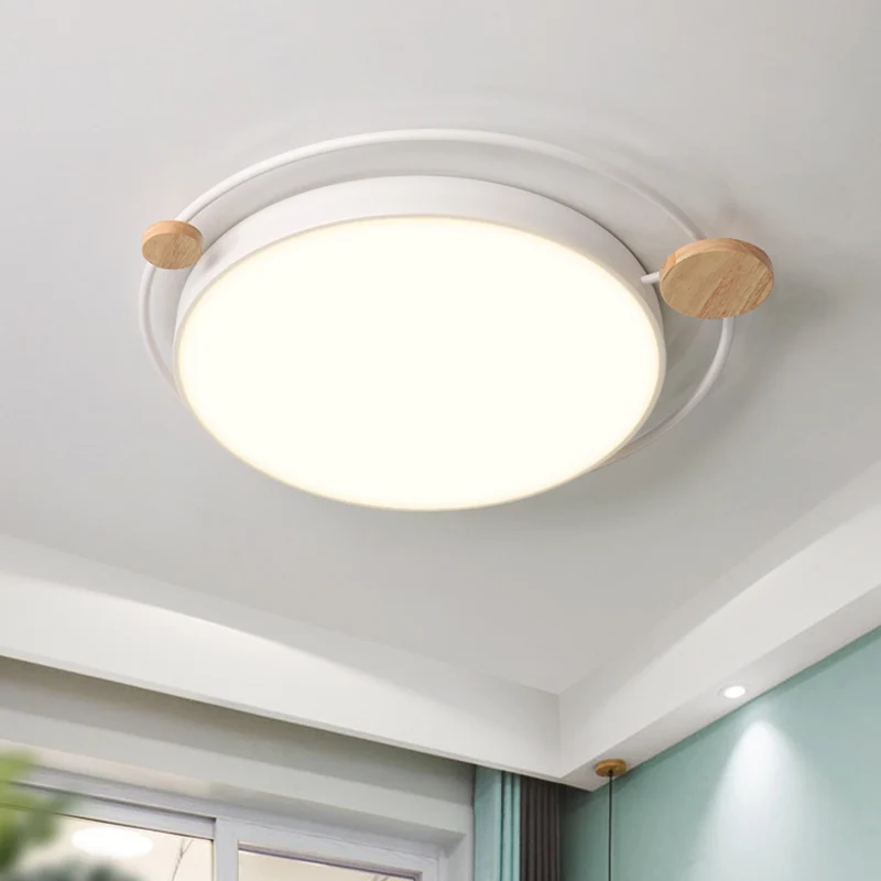 Grau/weiße Planet-Unterputzleuchte, einfacher Stil, LED-Metallic-Beleuchtung Deckennähe, 19,5"/23,5" Breite Clearhalo