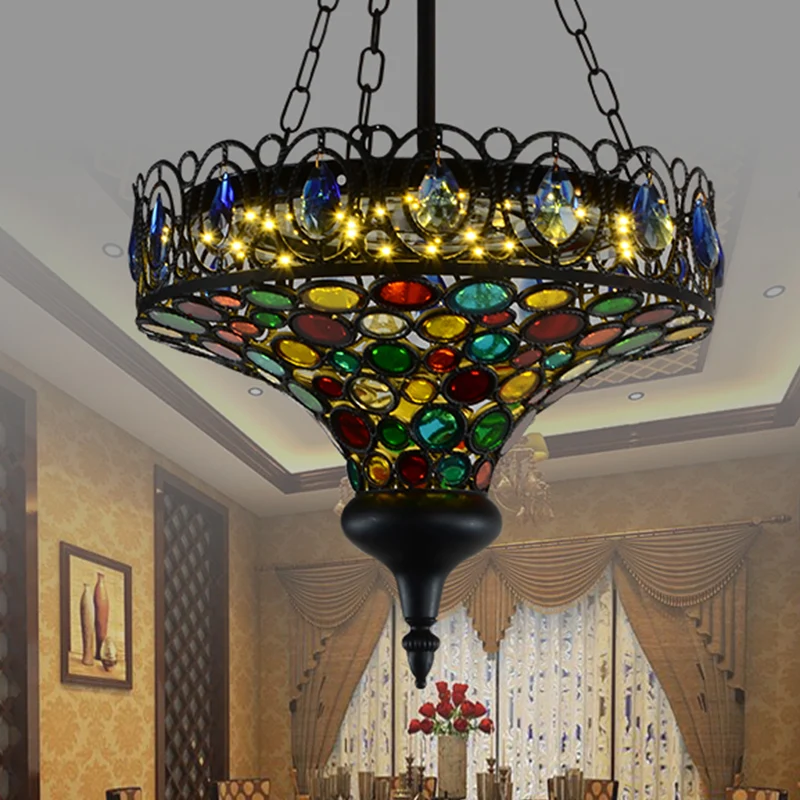 Hängende Deckenleuchte aus Metall, schwarz, geschwungen, 1 Kopf, Art-Deco-Hängelampe für Restaurant Clearhalo