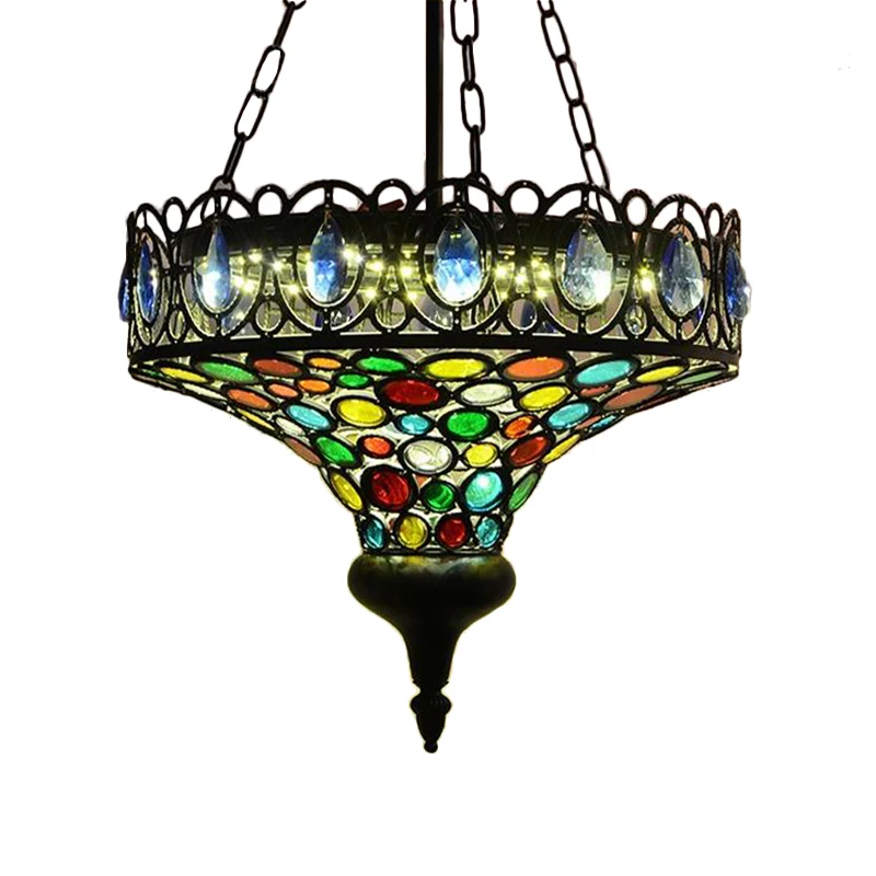 Hängende Deckenleuchte aus Metall, schwarz, geschwungen, 1 Kopf, Art-Deco-Hängelampe für Restaurant Clearhalo