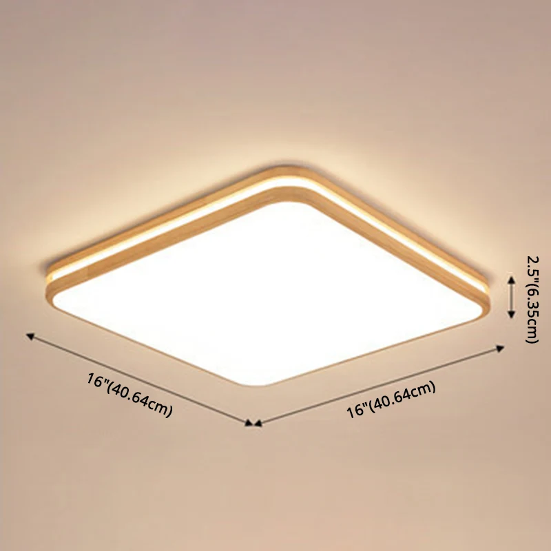 Integrierte halbbündige LED-Leuchten. Hochmoderner Acryl-Deckenleuchter für Schlafzimmer Clearhalo