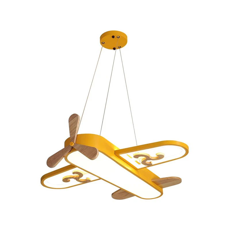 Kinder-Hängelampe Flugzeugform, Acryl, Schlafzimmer, LED-Kronleuchter, Pendelleuchte Clearhalo