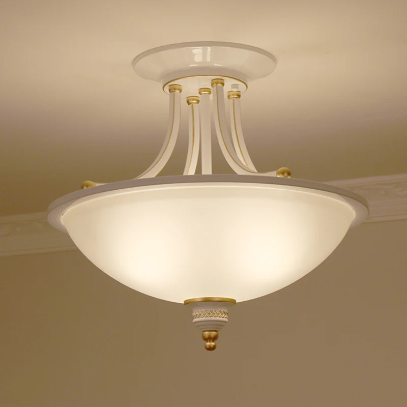 3 Köpfe Deckenbeleuchtung Traditionelle Schüssel Milchglas Kronleuchter Leuchte für Esszimmer Clearhalo