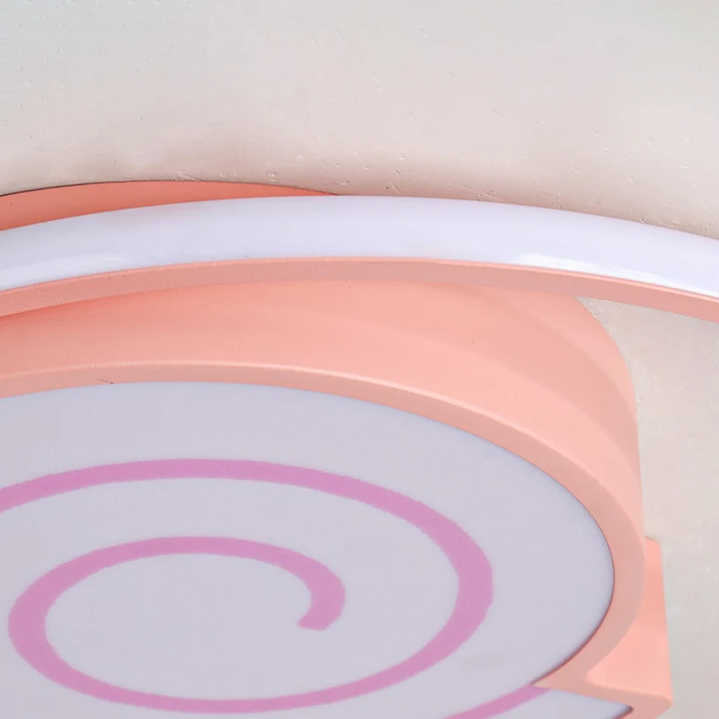 Lollipop-Form für Kinderzimmer, Unterputzleuchte, Acryl, schöne LED-Deckenleuchte mit Ring Clearhalo