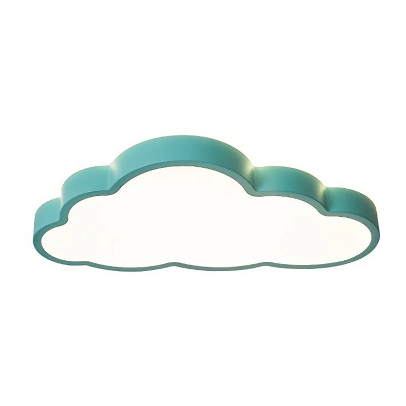 Macaron Cloud Shaped Flush Lighting Schlafzimmer-LED-Deckenleuchte aus Acryl Clearhalo