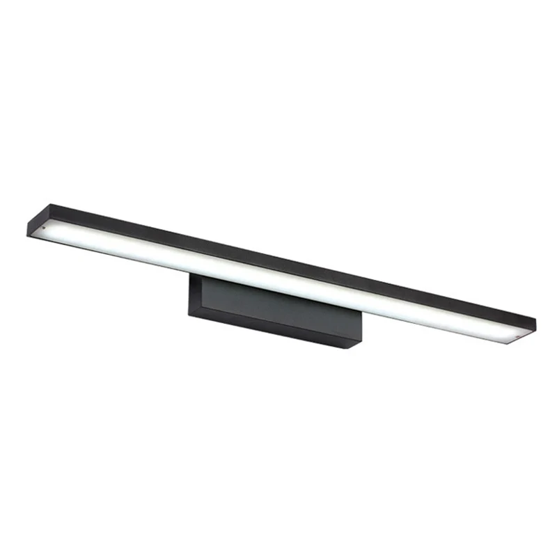 Moderne rechteckige LED-Wandleuchte, Aluminium-Badezimmer-Waschtisch-Beleuchtungsideen Clearhalo