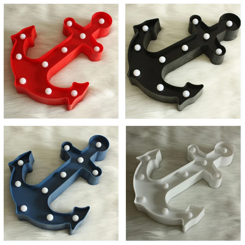 Sailing Element Kunststoff-Nachttischbeleuchtung, nordische LED-Wand-Nachtlampe für Babyschlafzimmer Clearhalo
