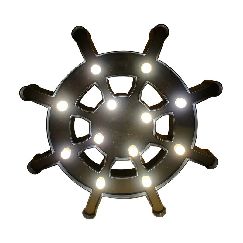 Sailing Element Kunststoff-Nachttischbeleuchtung, nordische LED-Wand-Nachtlampe für Babyschlafzimmer Clearhalo