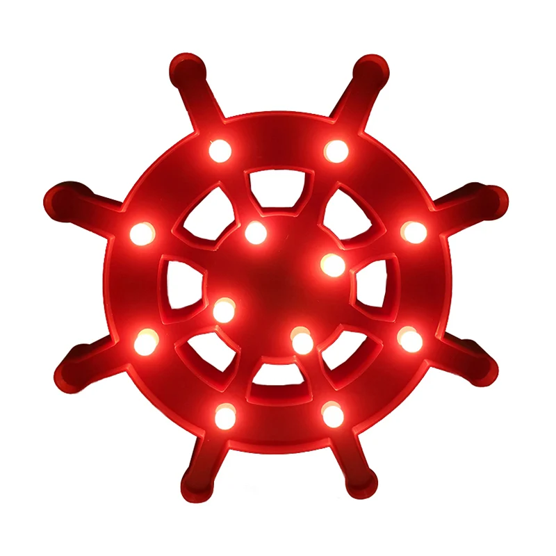 Sailing Element Kunststoff-Nachttischbeleuchtung, nordische LED-Wand-Nachtlampe für Babyschlafzimmer Clearhalo