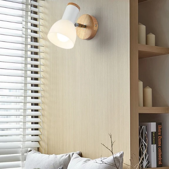 Wandleuchte Fackelform für Arbeitszimmer, Milchglas und Metall, zeitgenössische weiße Wandleuchte Clearhalo