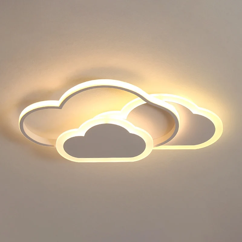 Wolken Acryl Deckenleuchte Minimalismus LED Deckenleuchte Clearhalo
