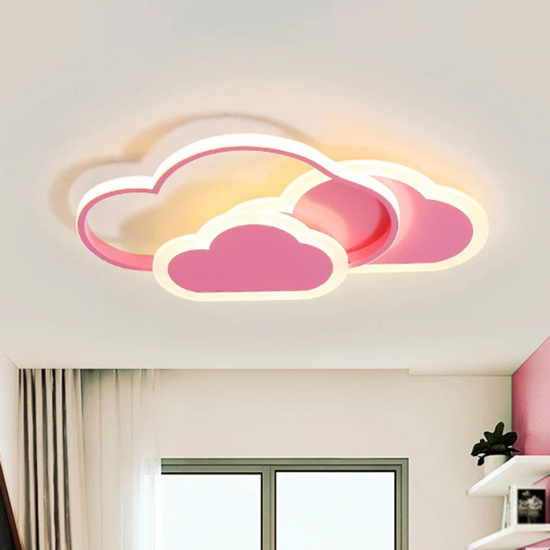 Wolken Acryl Deckenleuchte Minimalismus LED Deckenleuchte Clearhalo