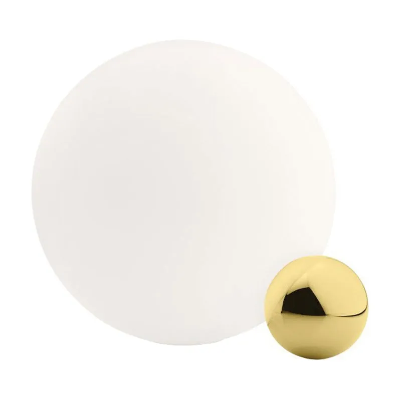 Zeitgenössische Global-Nachttischlampe aus weißem Glas, 1 Kopf, Wohnzimmer-Arbeitsbeleuchtung Clearhalo