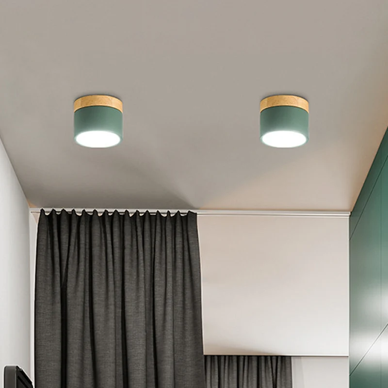 Zylinder-Unterputzbeleuchtung für Schlafzimmer, schlichte, metallische, schlichte LED-Unterputzleuchte Clearhalo