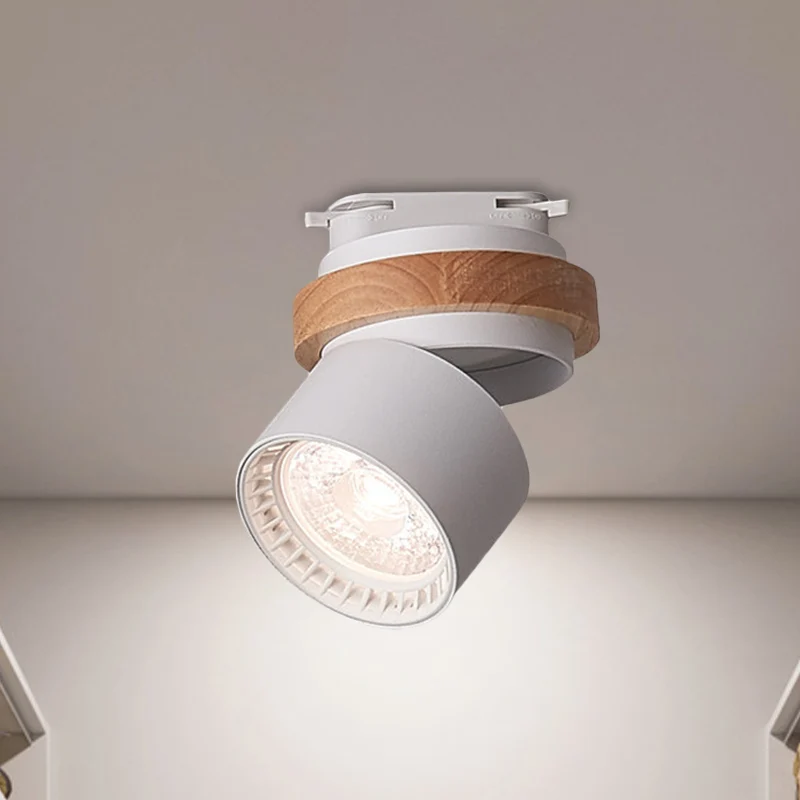 Zylindrische Metall-Unterputzbeleuchtung im modernen Macaron-Stil, verstellbare LED-Deckeneinbauleuchte Grau/Grün/Weiß Cle...