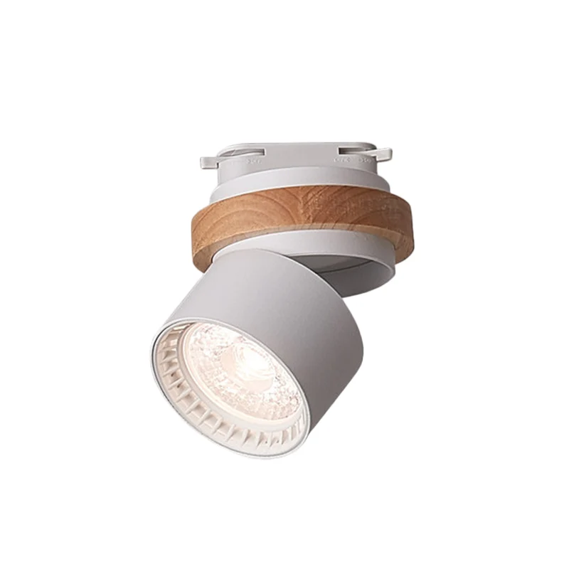 Zylindrische Metall-Unterputzbeleuchtung im modernen Macaron-Stil, verstellbare LED-Deckeneinbauleuchte Grau/Grün/Weiß Cle...