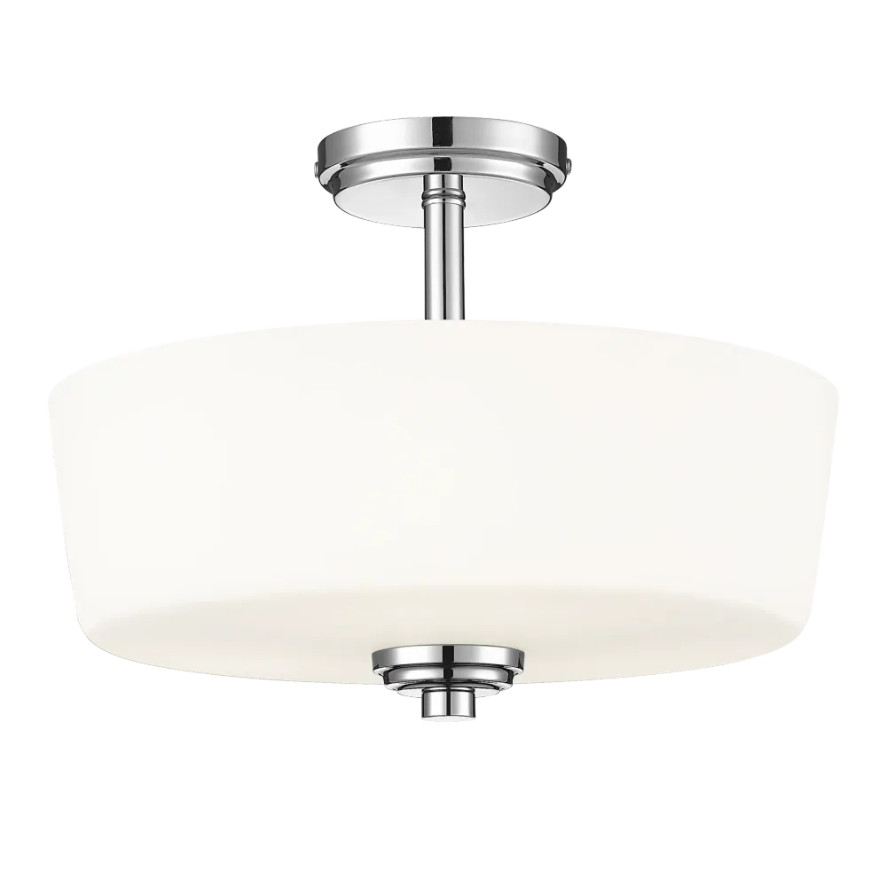 Ceiling lamp CosmoLight Aspen 3L E27, D 37cm Chrome