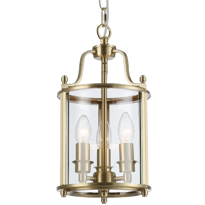 Pendant lamp CosmoLight New York 3L E14 brass