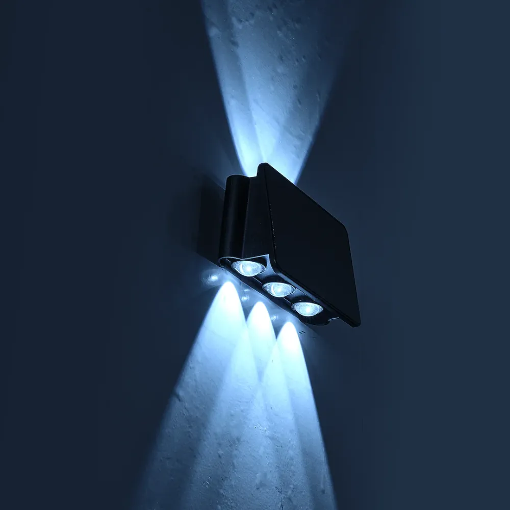 Eko-Light Solar-Außenwandleuchte, Höhe 6,4 cm